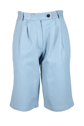 Läder Bermuda Shorts
