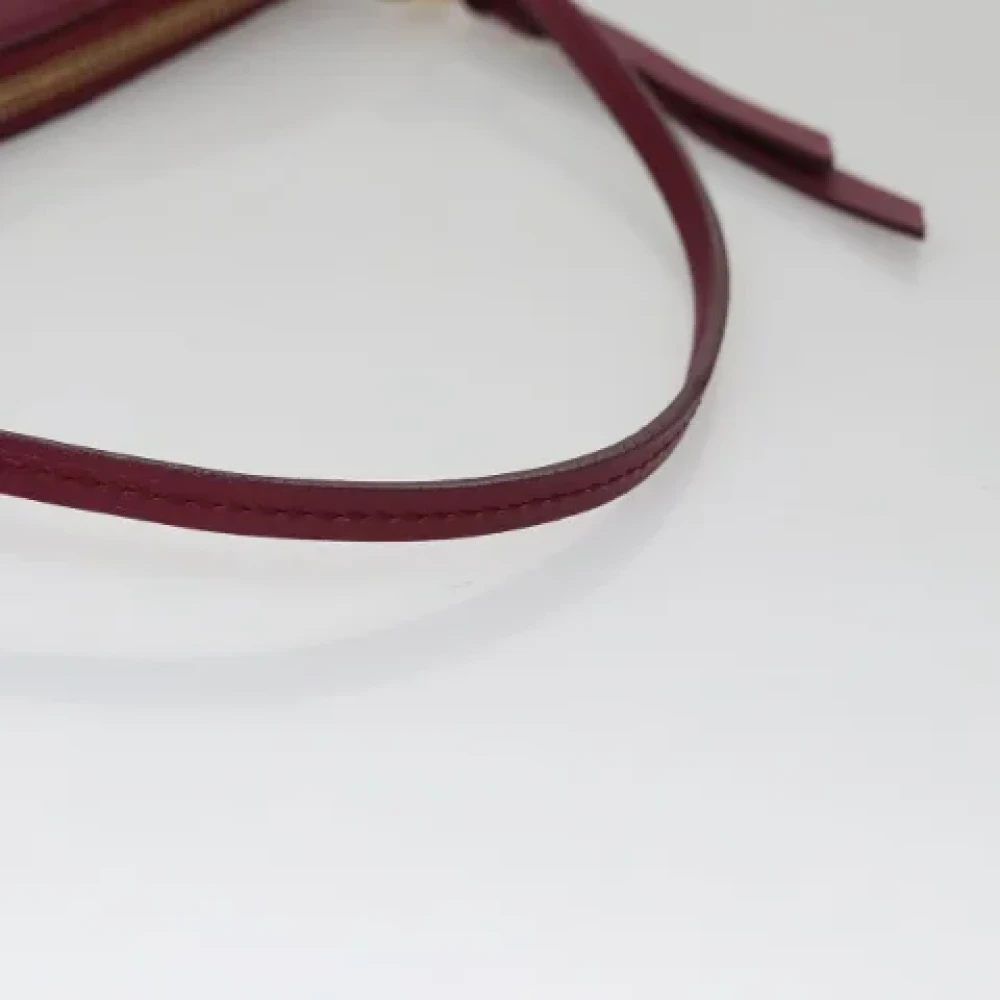 Louis Vuitton Vintage Pre-owned Leather pouches Red Dames