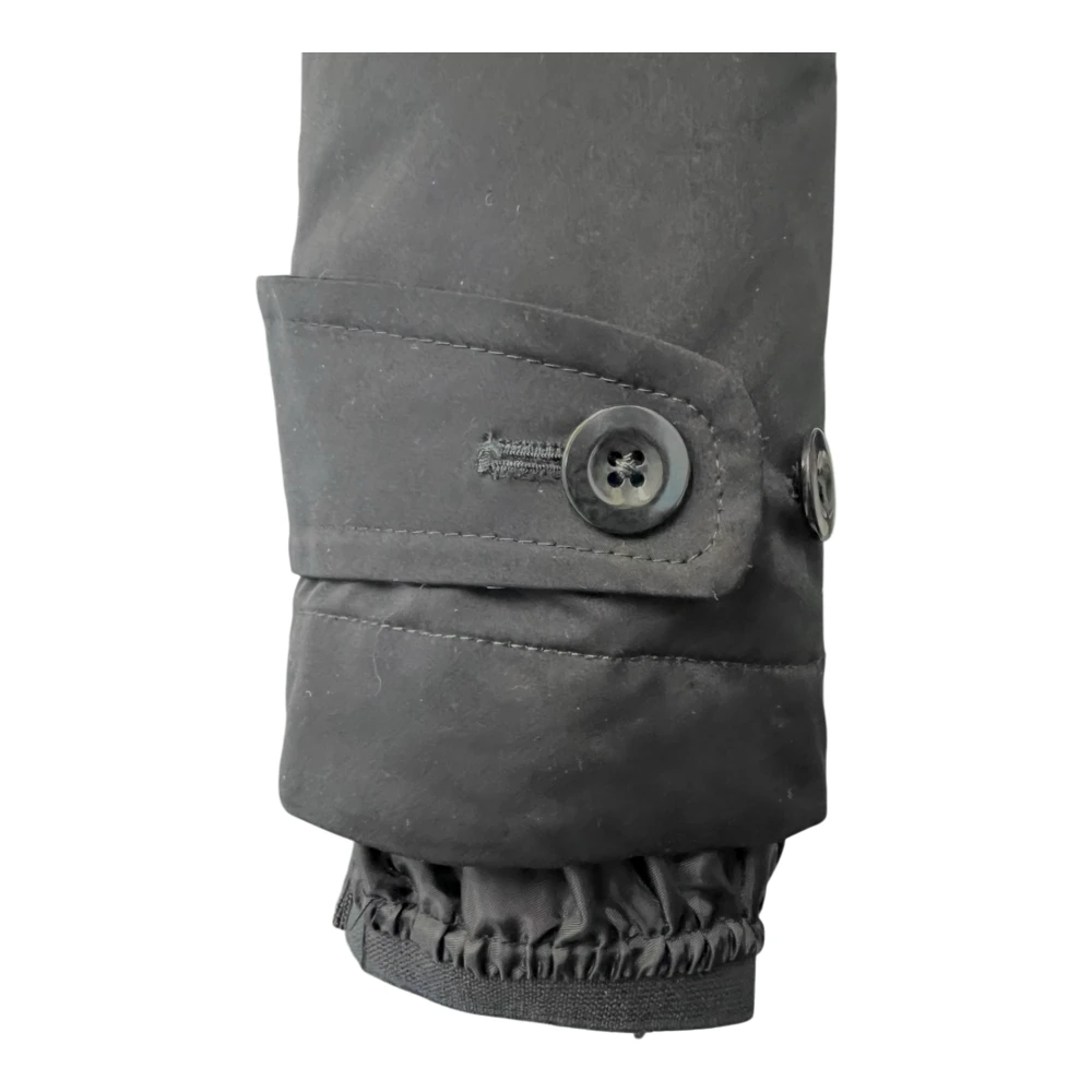 Ten C Rainstorm Parka Micro Thin Zwart Black Heren