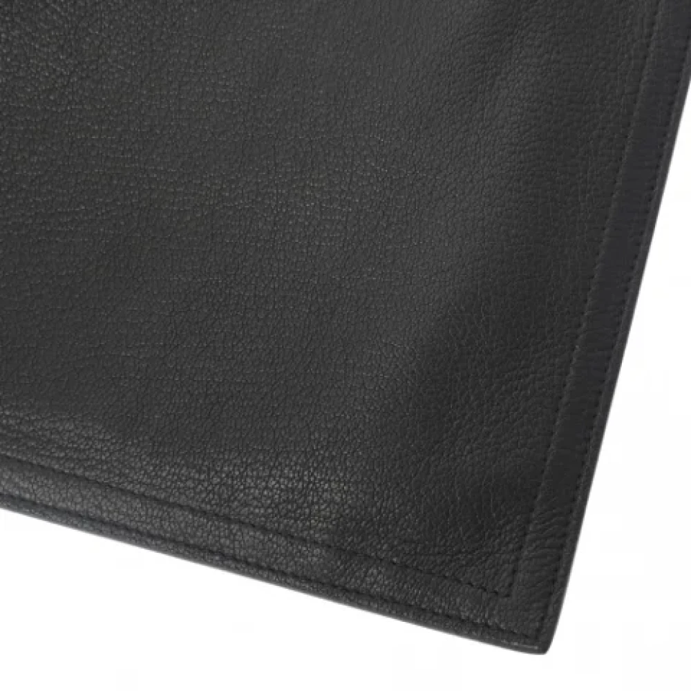 Givenchy Pre-owned Leather clutches Black Heren
