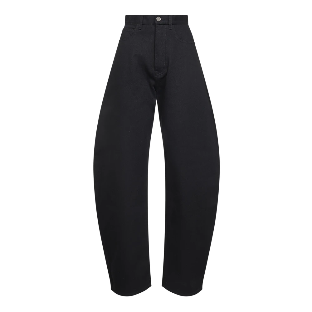 Alaïa Donna Nero Jeans, S, New,