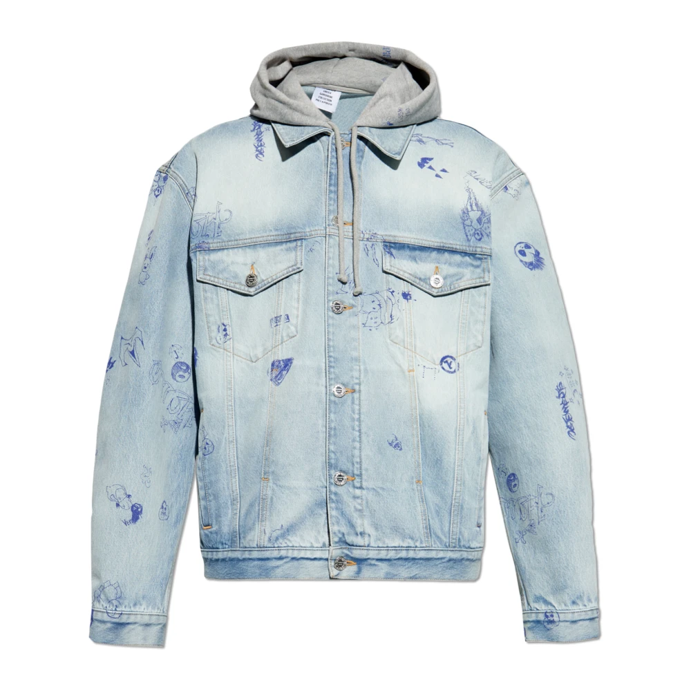 Vetements Denim jas Blue Heren