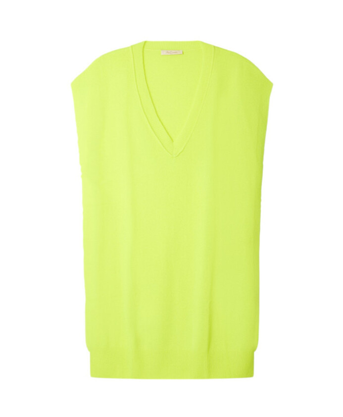 fluorescerende-gele-kasjmier-v-hals-trui
