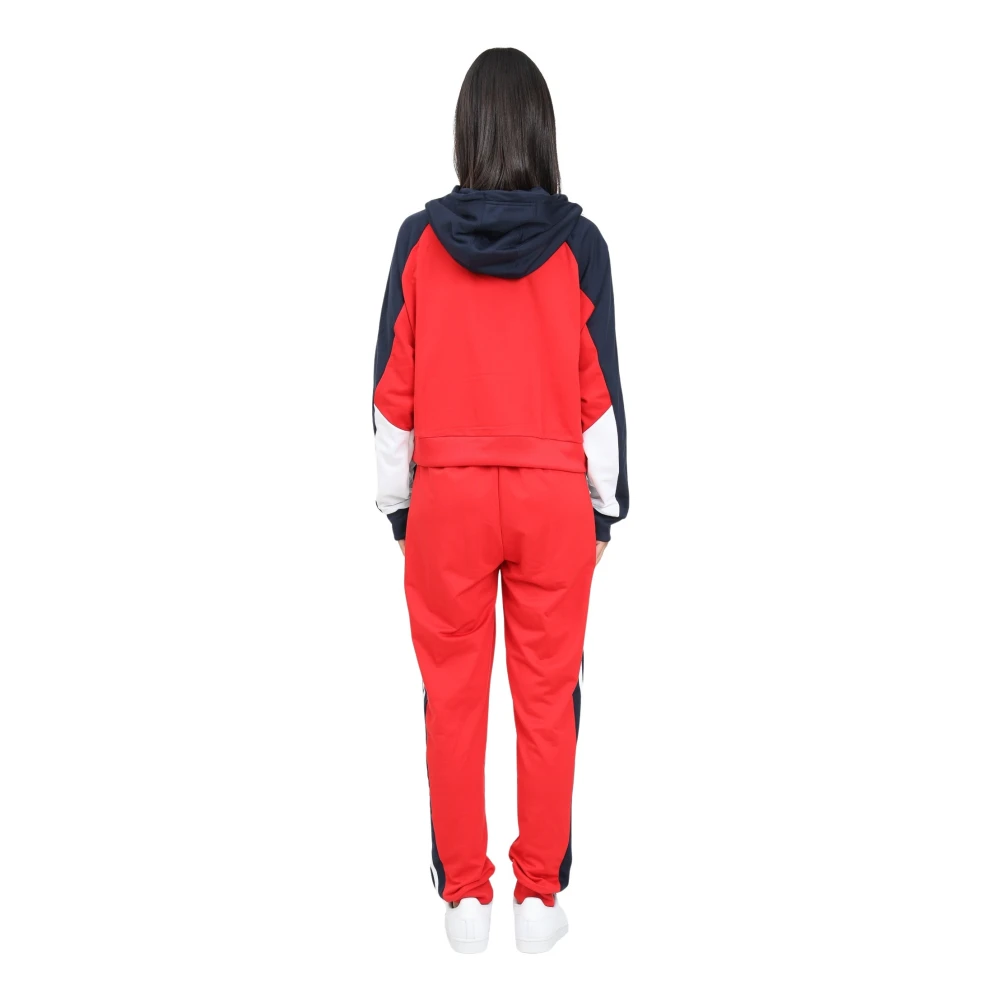 Adidas Boldblock Rood en Blauw Trainingspak Red Dames