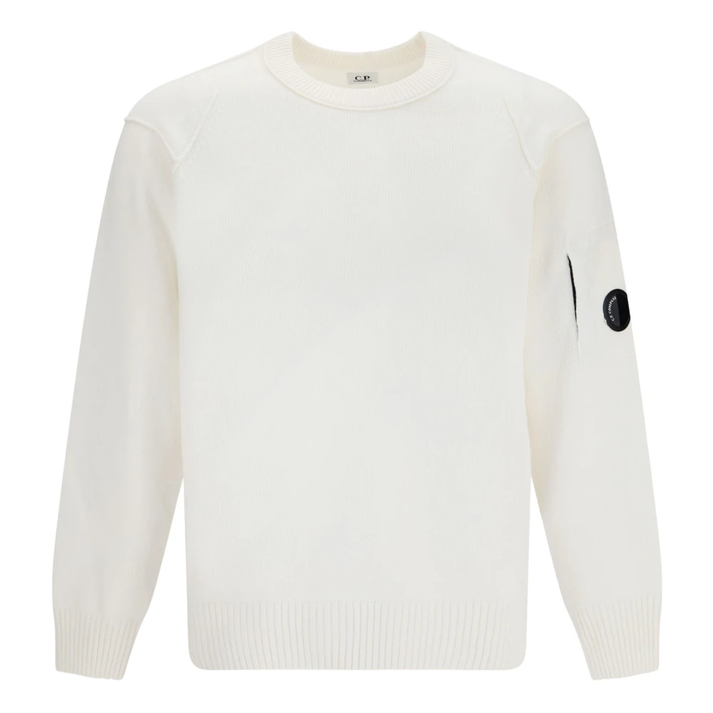 C.p. Company - Lens Sweater - Knitwear - Herren - Weiß - Xl - Bild 4