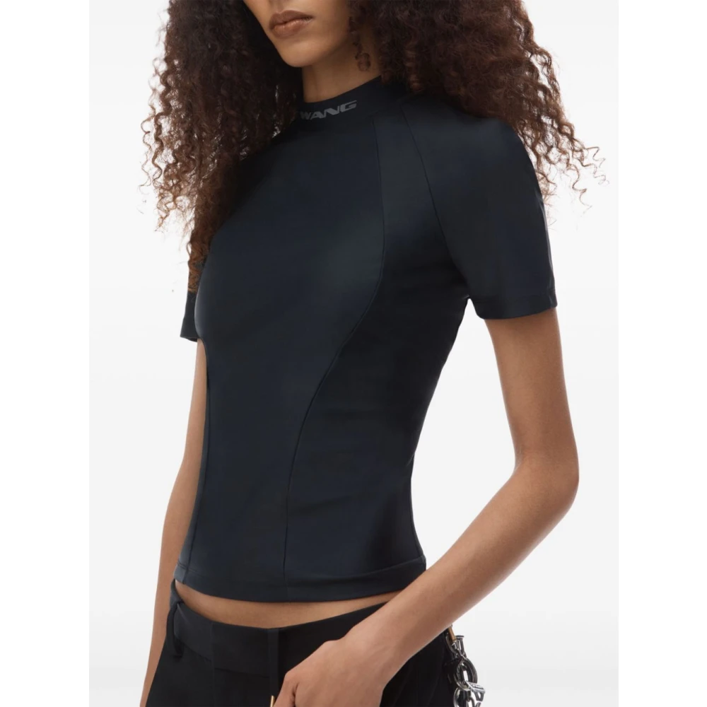 alexander wang Zwart Dameskleding Top Ss25 Black Dames