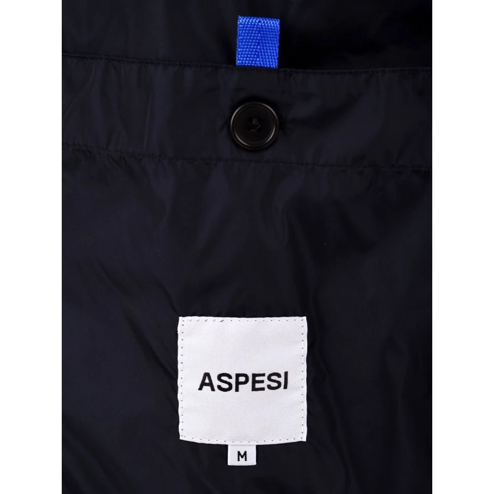 Aspesi Navy Swingjas voor Mannen Blue Heren