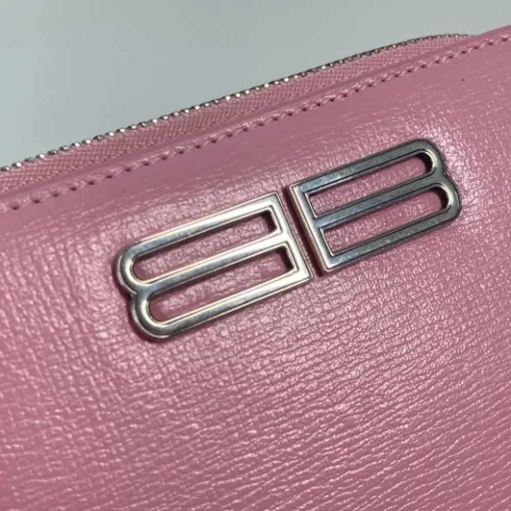 Balenciaga Vintage Pre-owned Leather wallets Pink Dames