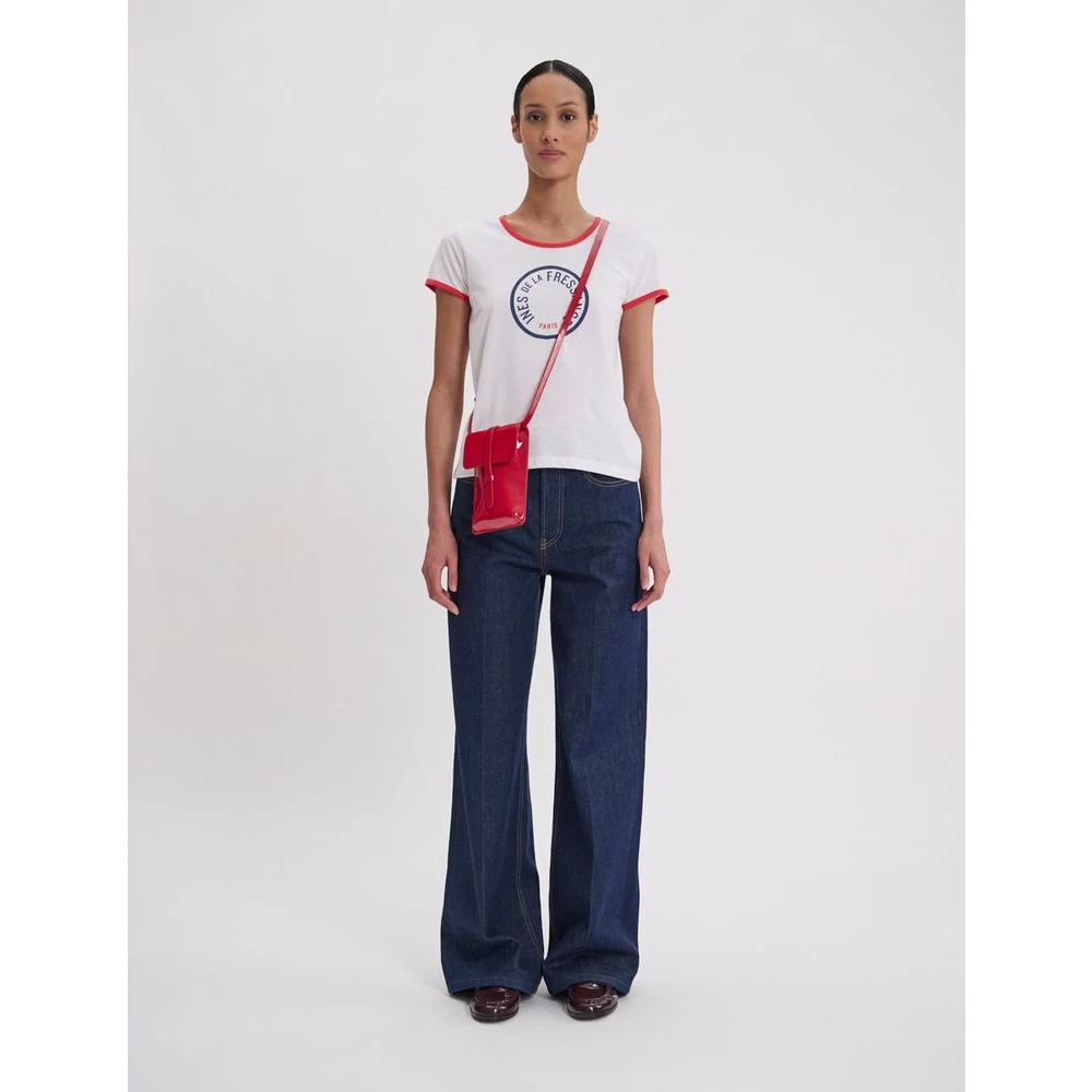 Ines De La Fressange Paris Leonore Smartphone BAG Red Dames