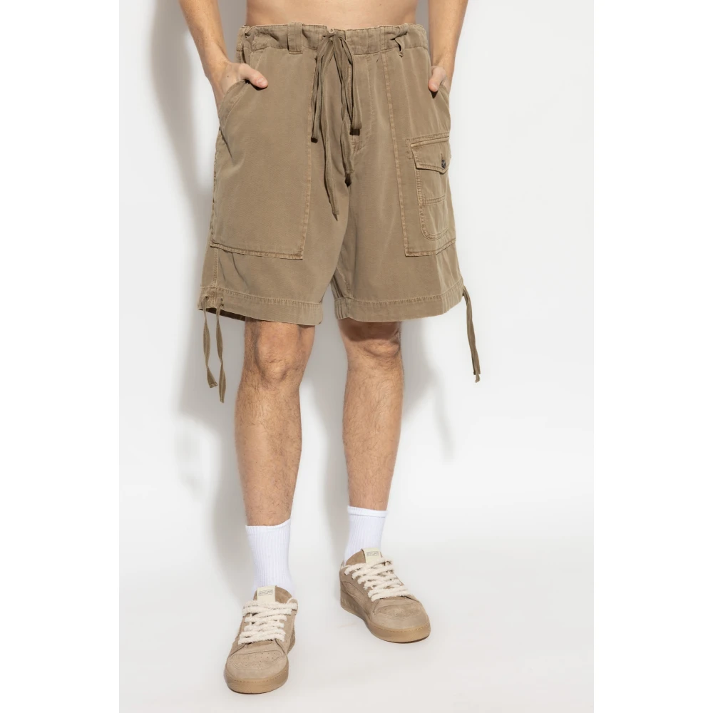 Moschino Logo shorts Beige Heren