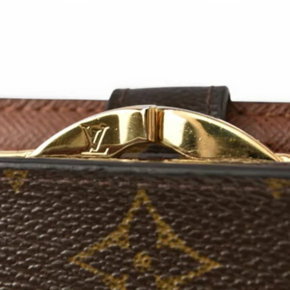 Louis Vuitton Vintage Pre-owned Canvas wallets Brown Dames