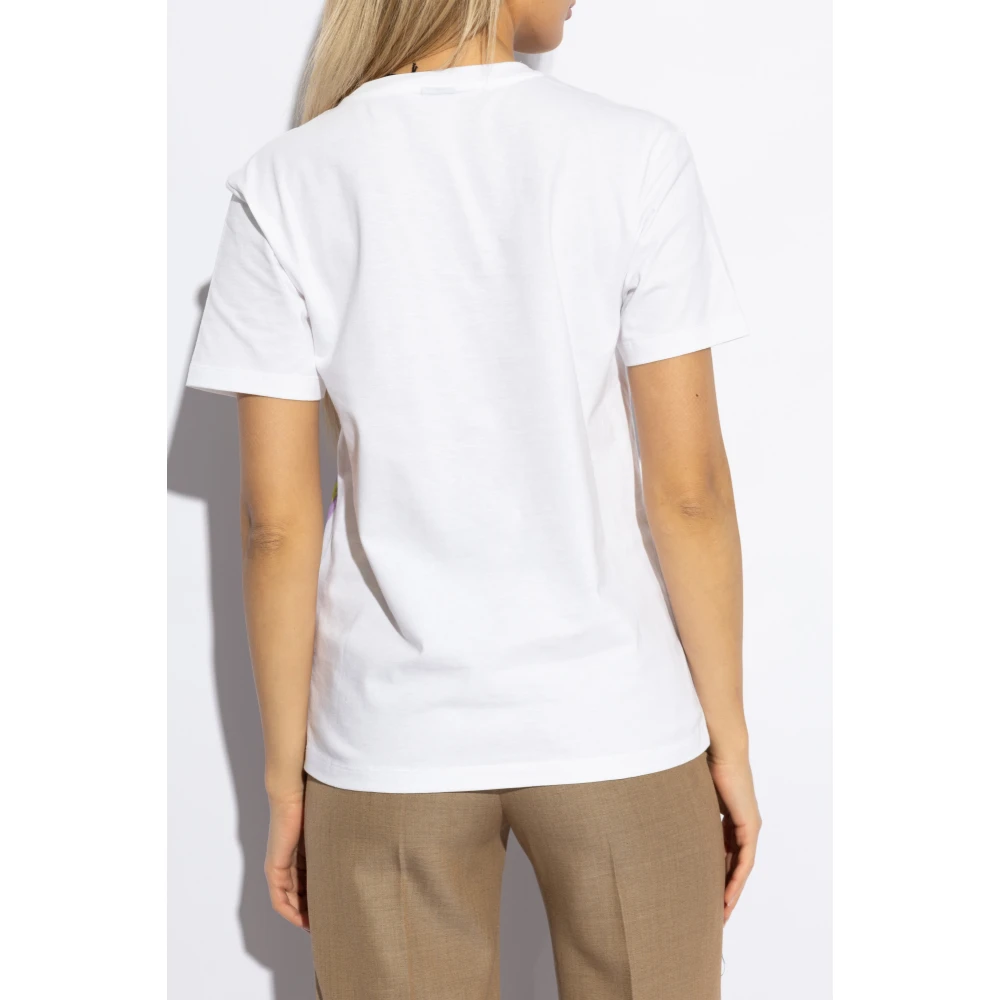 PS By Paul Smith Bedrukt T-shirt van Paul Smith White Dames