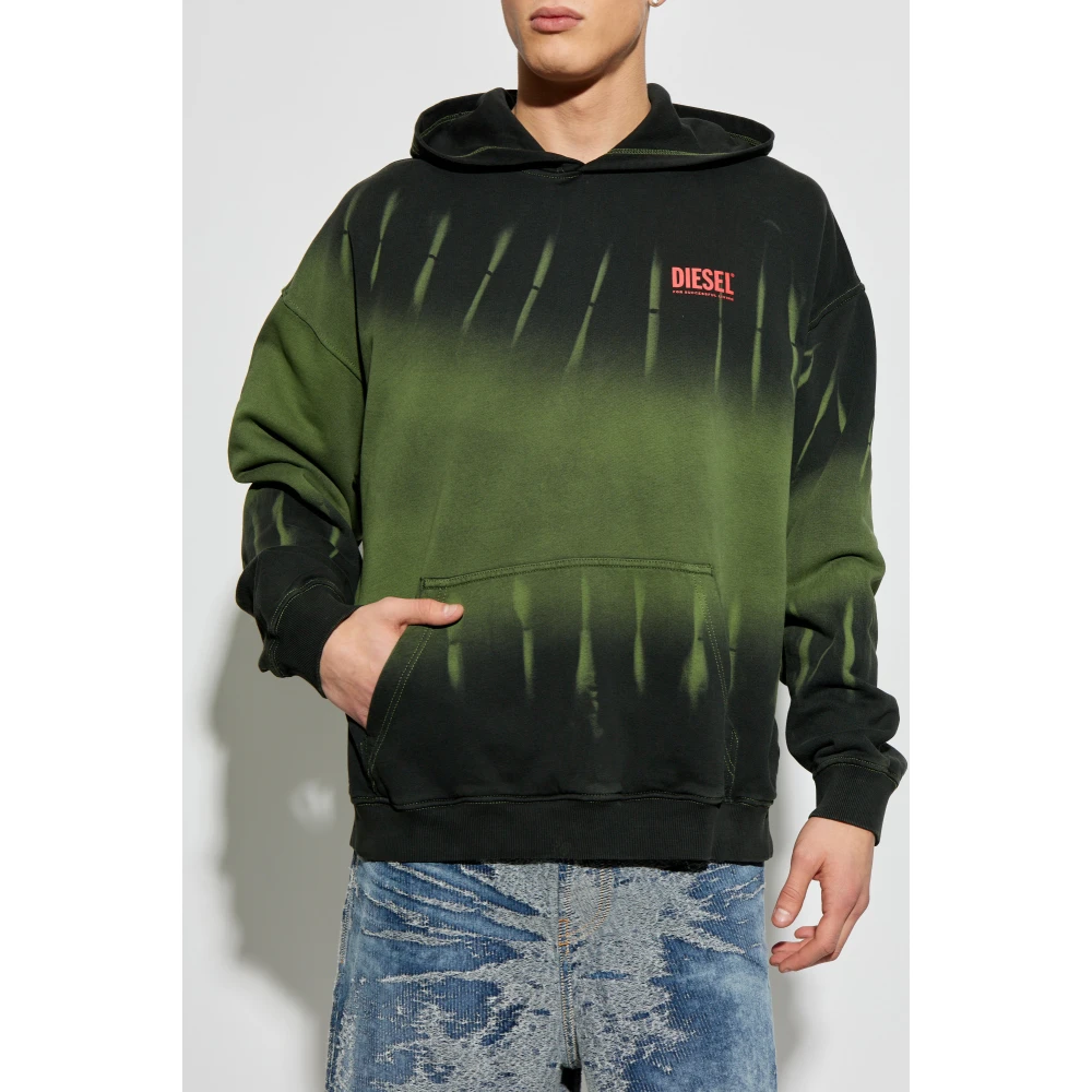 Diesel Sweatshirt S-Boxt-Hood-R2 Green Heren