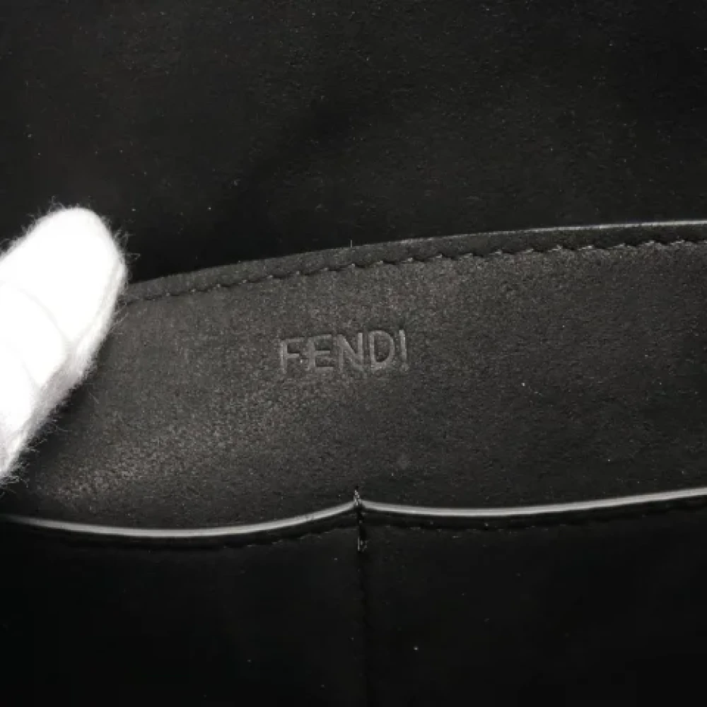 Fendi Vintage Pre-owned Leather totes Black Dames