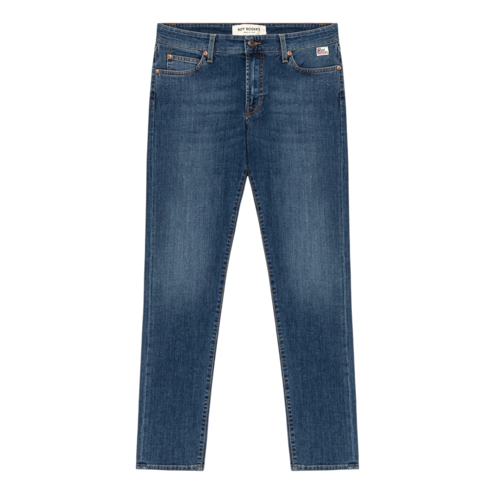 Roy Roger's Men's Blue Slim-Fit Denim Jeans