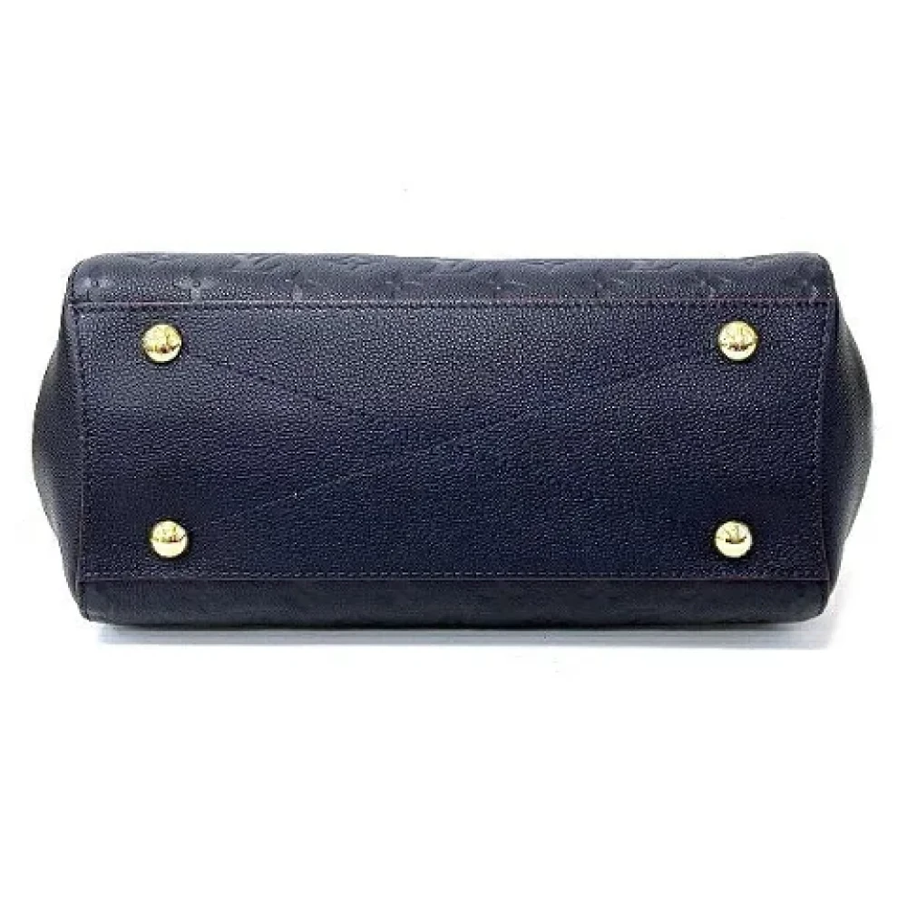 Louis Vuitton Vintage Pre-owned Leather handbags Blue Dames