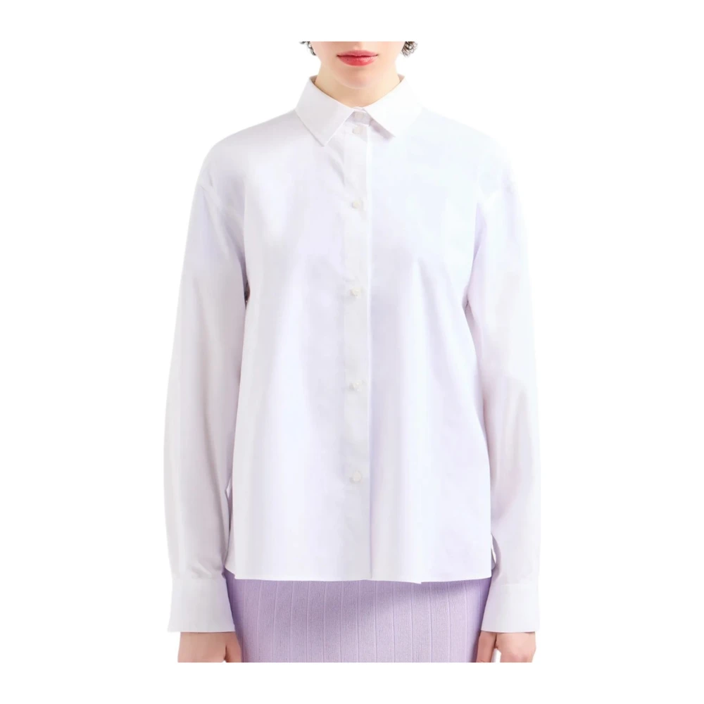 Armani Exchange Optic White 3Dyc27 Yn4rz Shirt White Dames