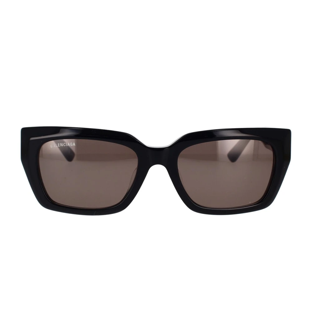 Balenciaga Stiliga solglasögon med vintage-inspirerad logotyp Black, Unisex