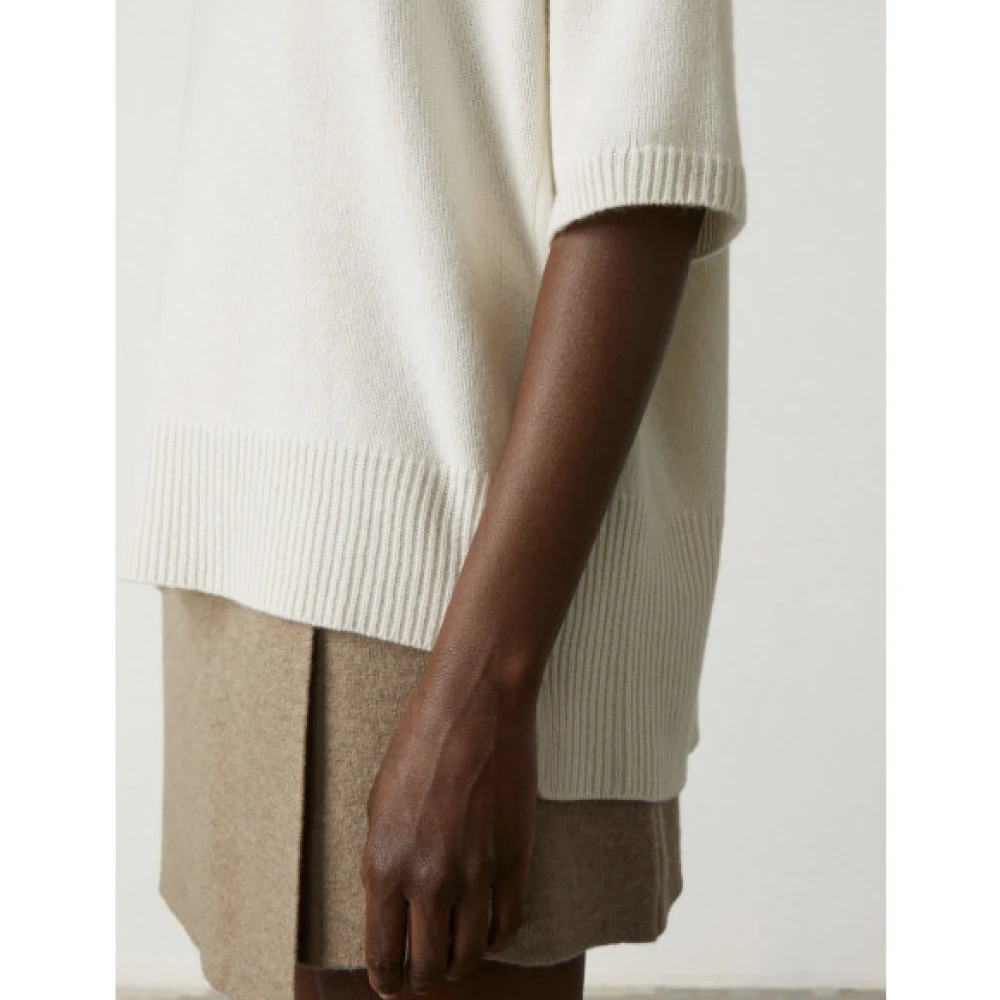 Lisa Yang Kasjmier Trui voor Vrouwen Beige Dames