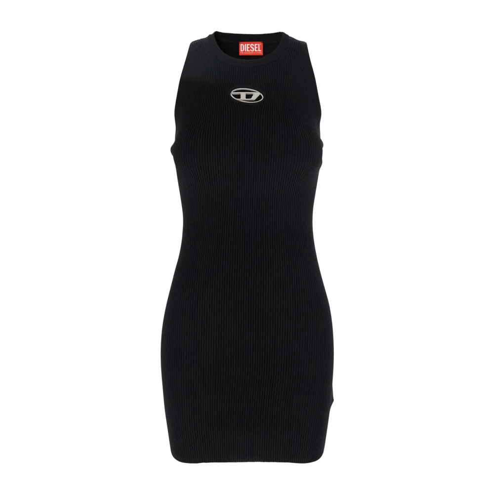 Diesel Donna Nero Abiti, M, New,
