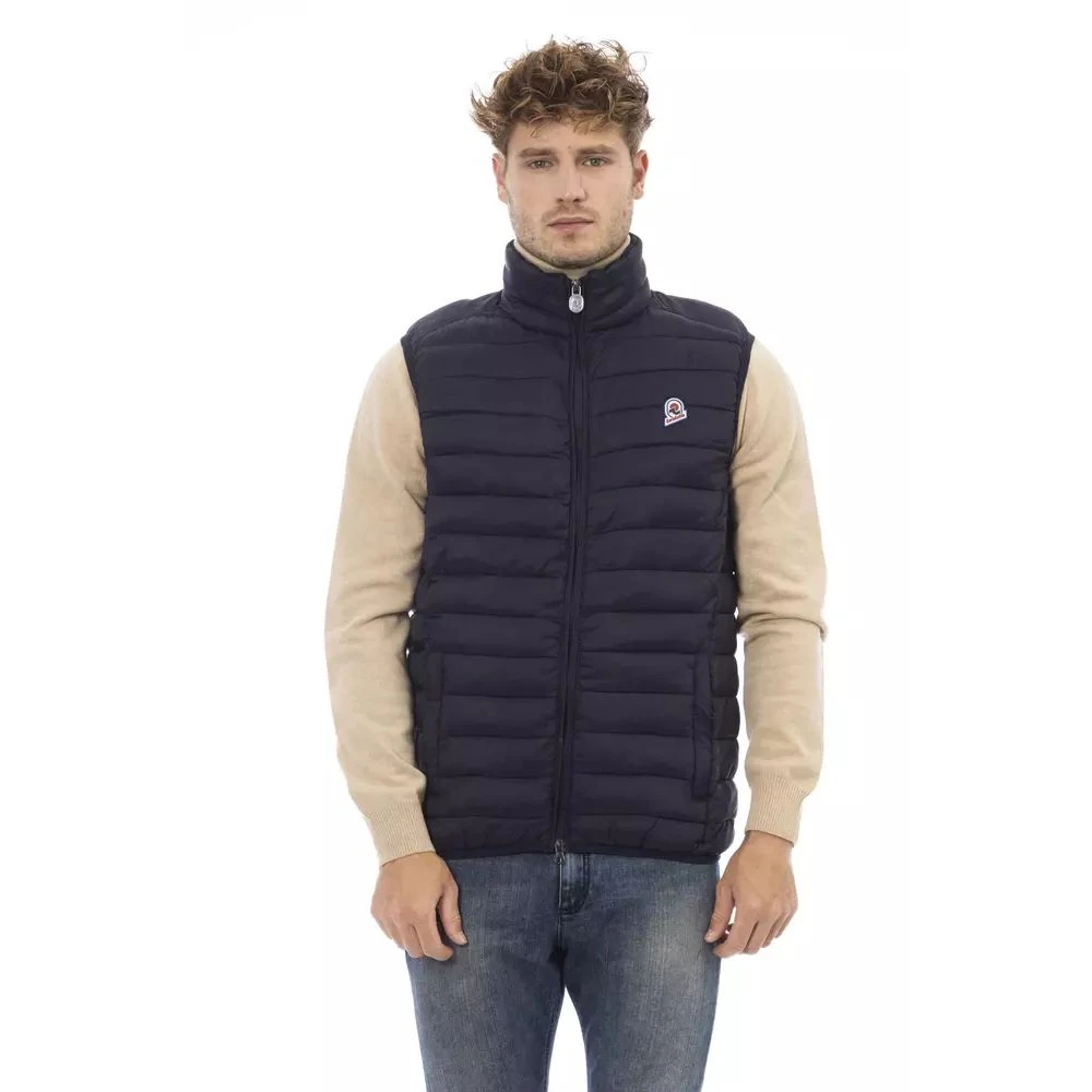 Invicta Gewatteerd Herenvest met Contrastpatch Blue Heren