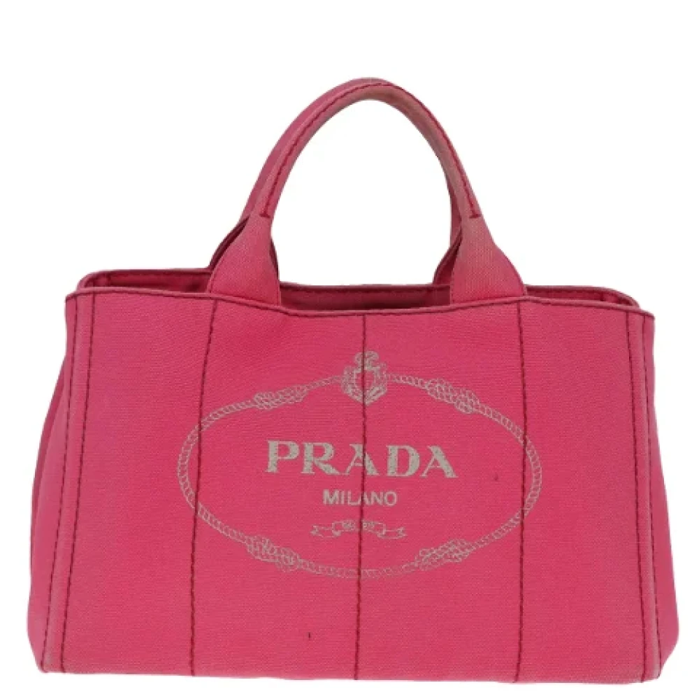 Prada Vintage Pre-owned Fabric prada-bags Pink Dames