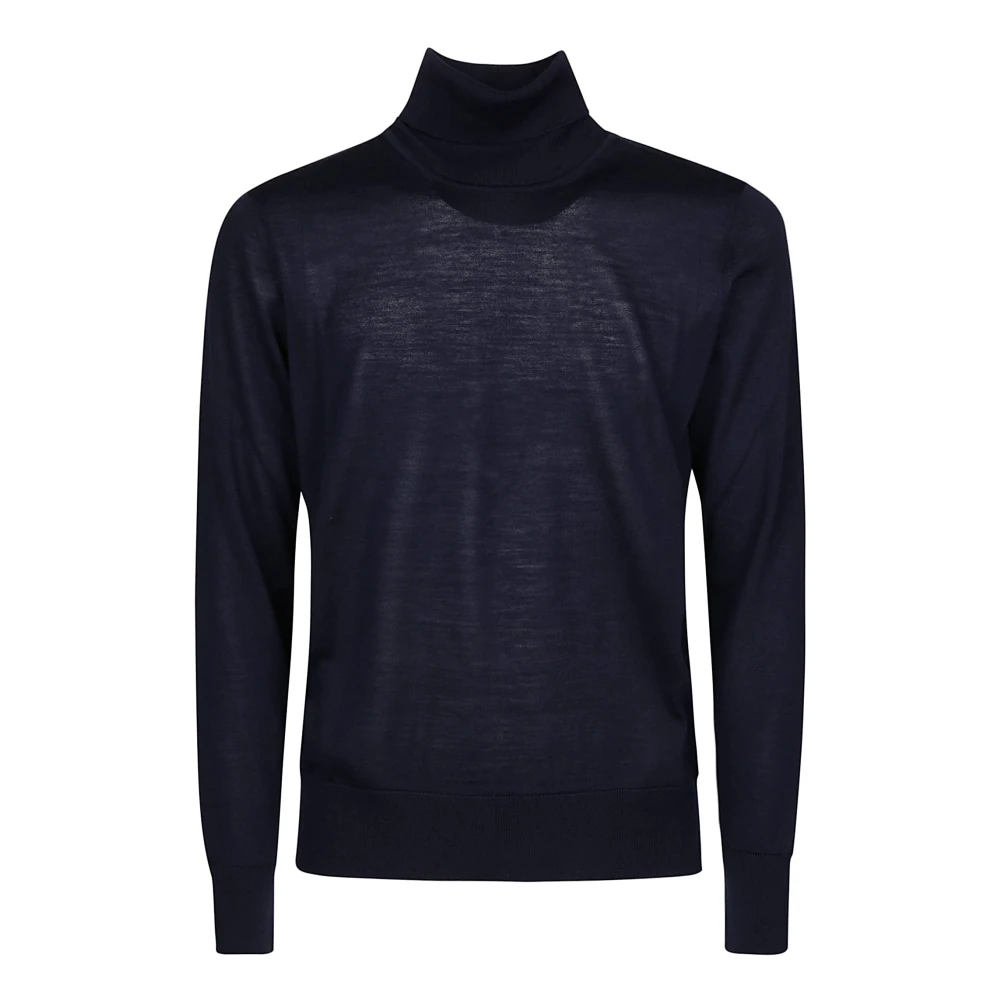 Hindustrie Hoge hals trui Blue Heren