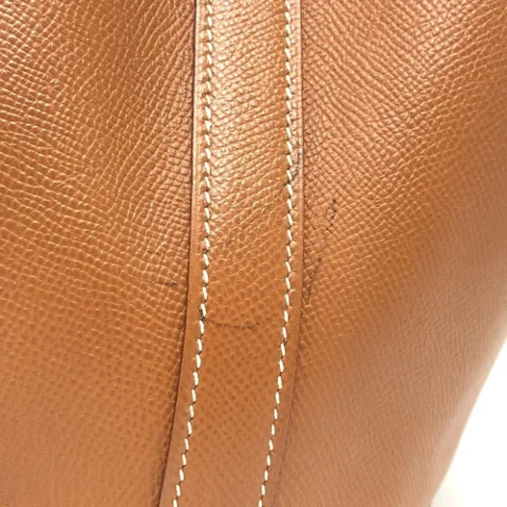 Hermès Vintage Pre-owned Leather shoulder-bags Brown Dames