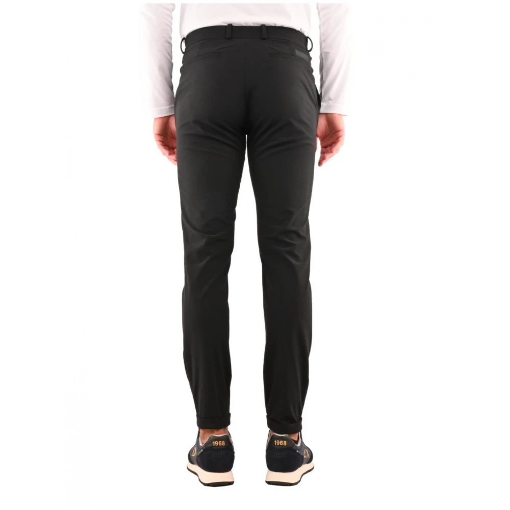 RRD Slim Fit Technische Stoffen Chino`s Black Heren