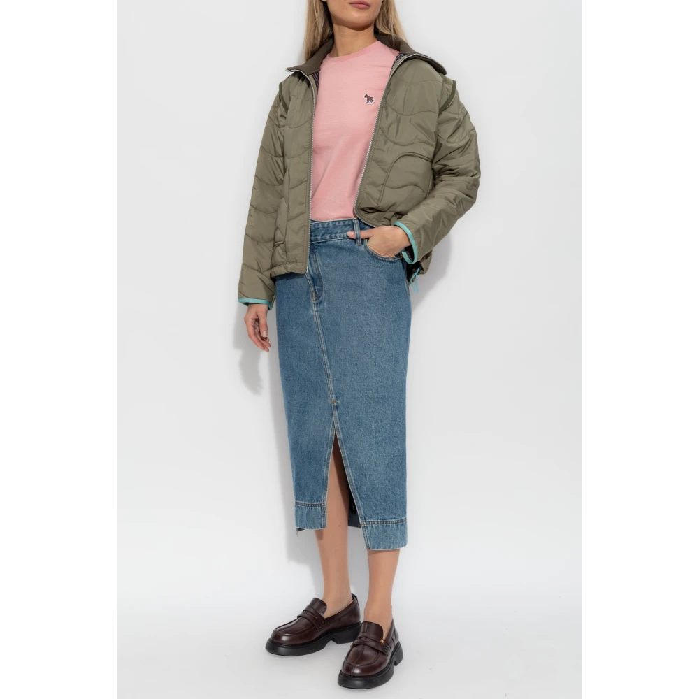 PS By Paul Smith Geïsoleerde jas Green Dames