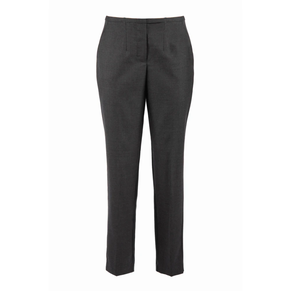 Nenette Antraciet wol Sigaretbroek Gray Dames