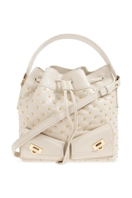 Drawstring Leather Bag