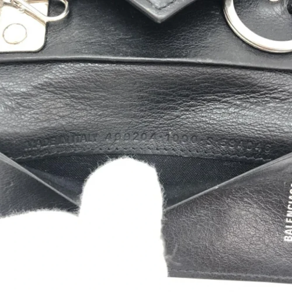Balenciaga Vintage Pre-owned Leather wallets Black Heren