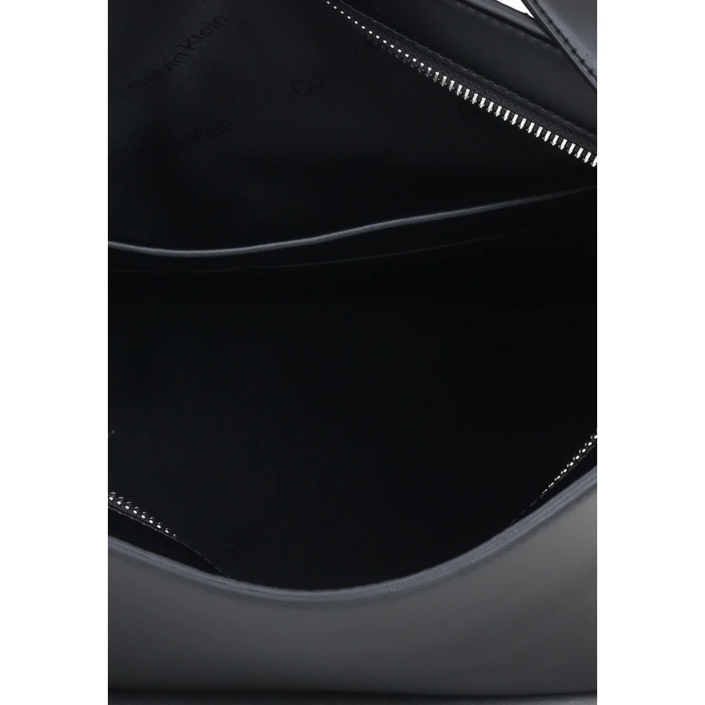Calvin Klein Zwarte Shopper Tas met Elegante Details Black Dames