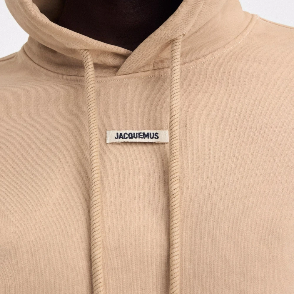 Jacquemus Beige Hoodie Gros Grain Beige Heren