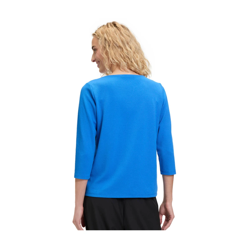Betty Barclay Stijlvolle lange mouw top shirt Blue Dames
