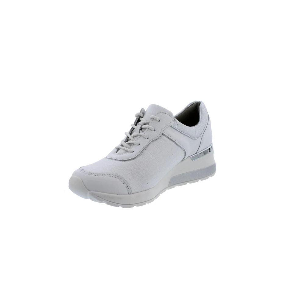 Waldläufer Schnürschuh mit sportlicher Silhouette Dames Schoenen Wit
