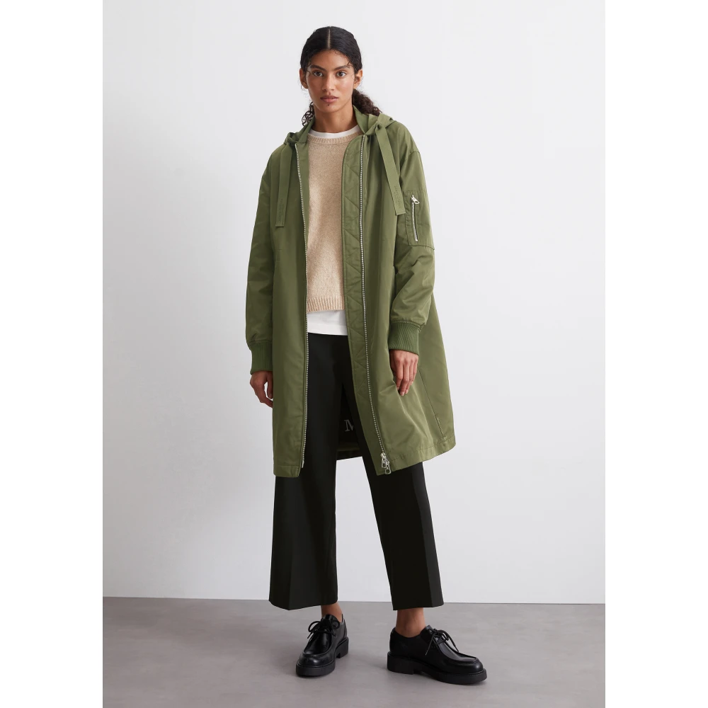 Marc O'Polo Blouson parka in aviatorstijl regular Black Dames