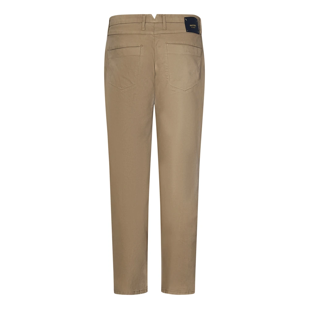 Incotex Beige Chino Broek Aw24 Beige Heren