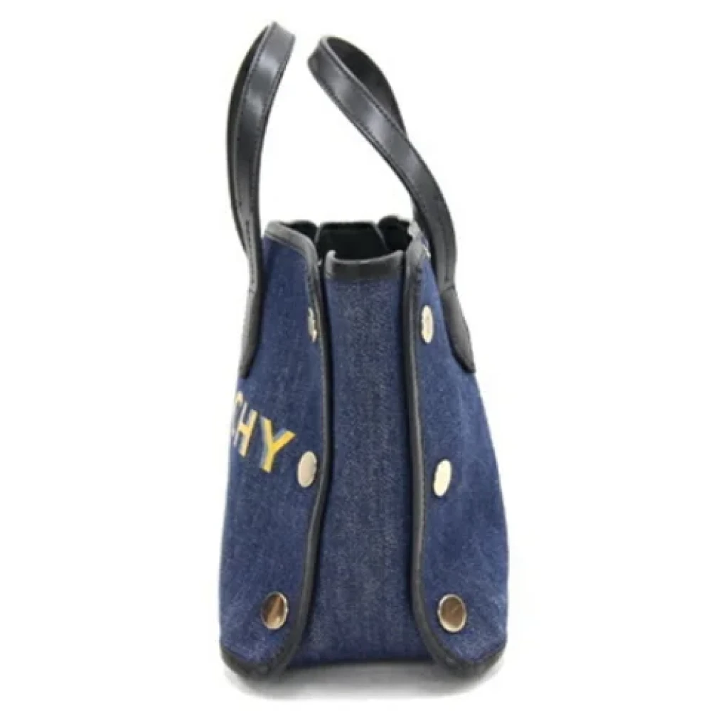 Givenchy Pre-owned Cotton shoulder-bags Blue Dames