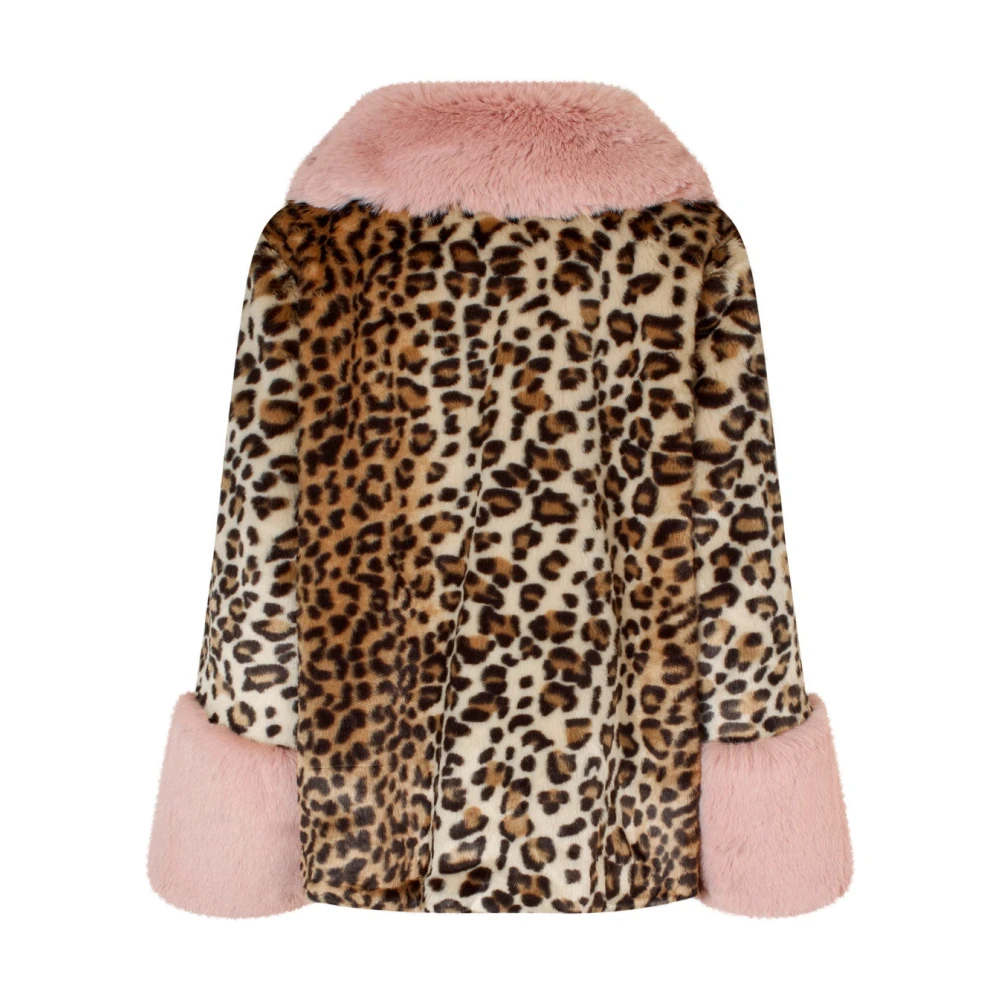 Cras Luipaard Nep Bontjas Multicolor Dames