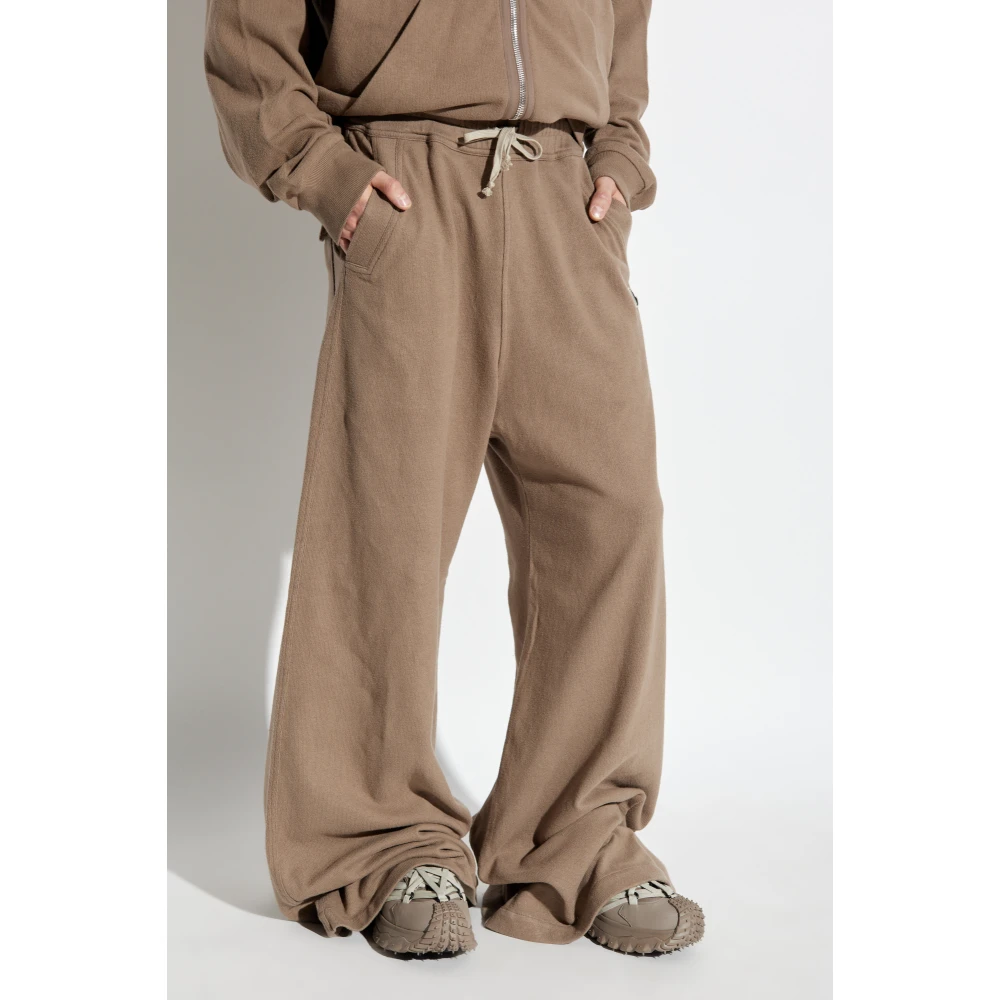 Rick Owens Wijde Broek Brown Unisex