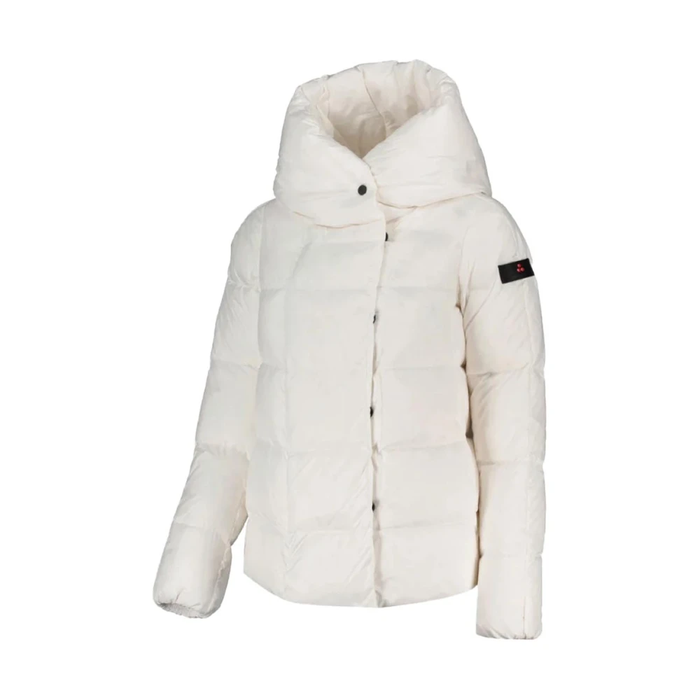 Peuterey Gewatteerde Hooded Parka Polyester Jas White Dames