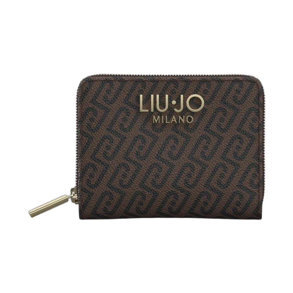 Liu Jo Donna Marrone - Portafoglio Zip Around - Accessories - One Size
