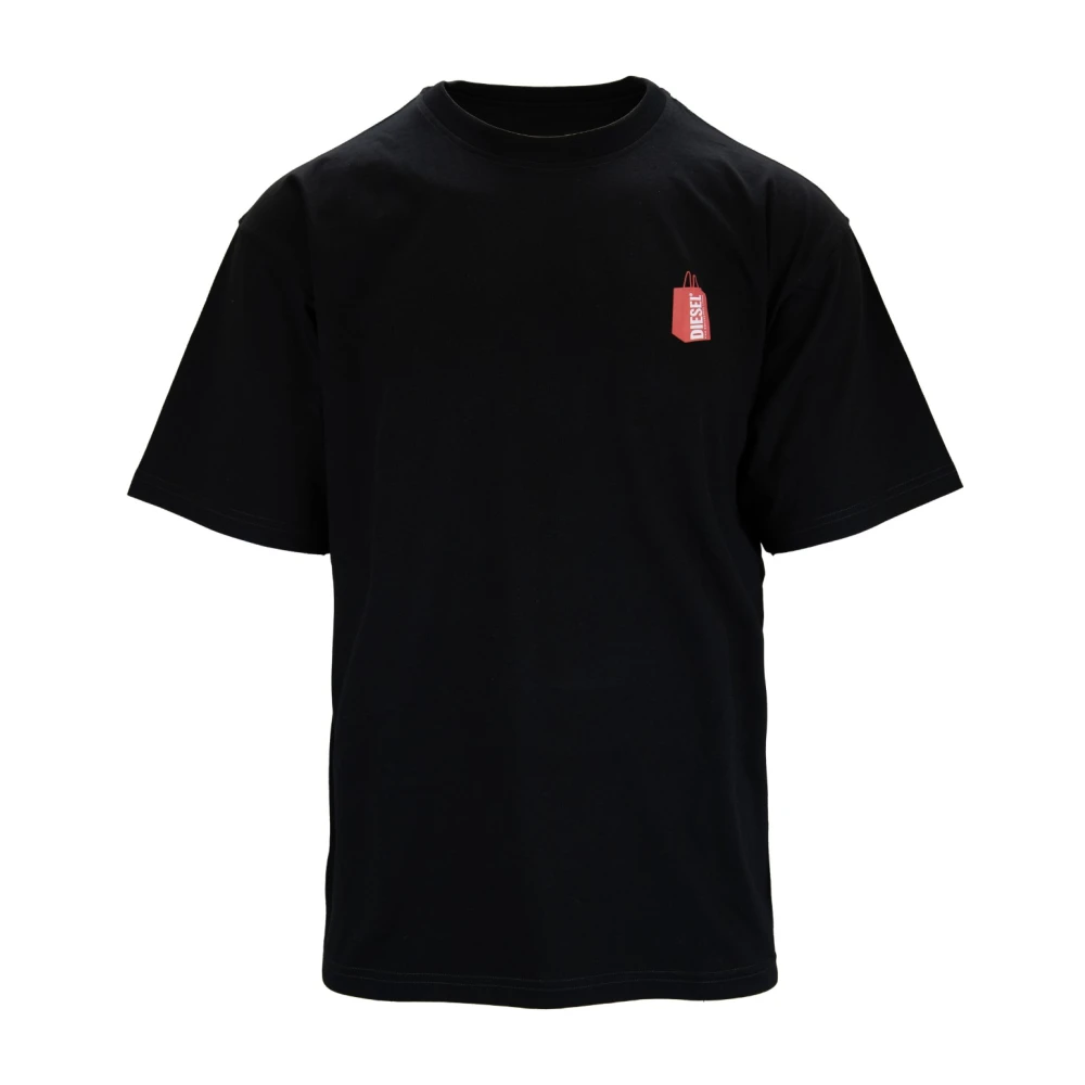 Diesel - Tops > T-Shirts - Black - Diesel - Modalova