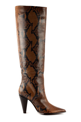 snake-print-leather-high-heel-boots