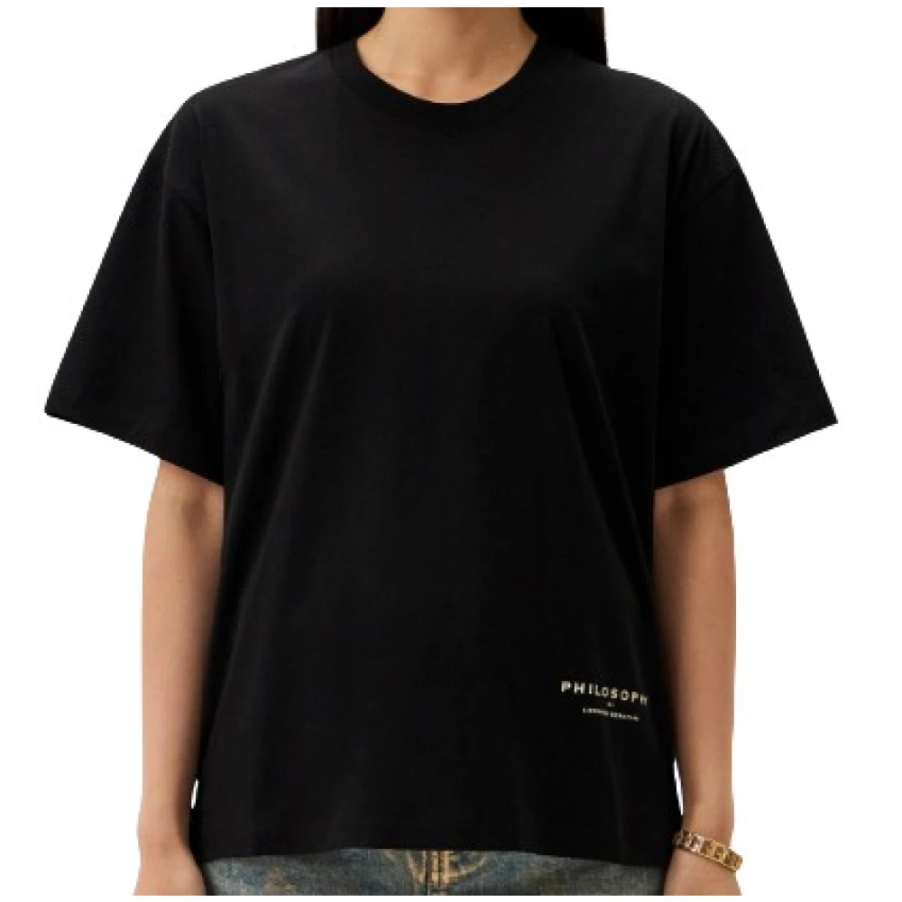 Philosophy di Lorenzo Serafini Jersey T-shirt Black Dames