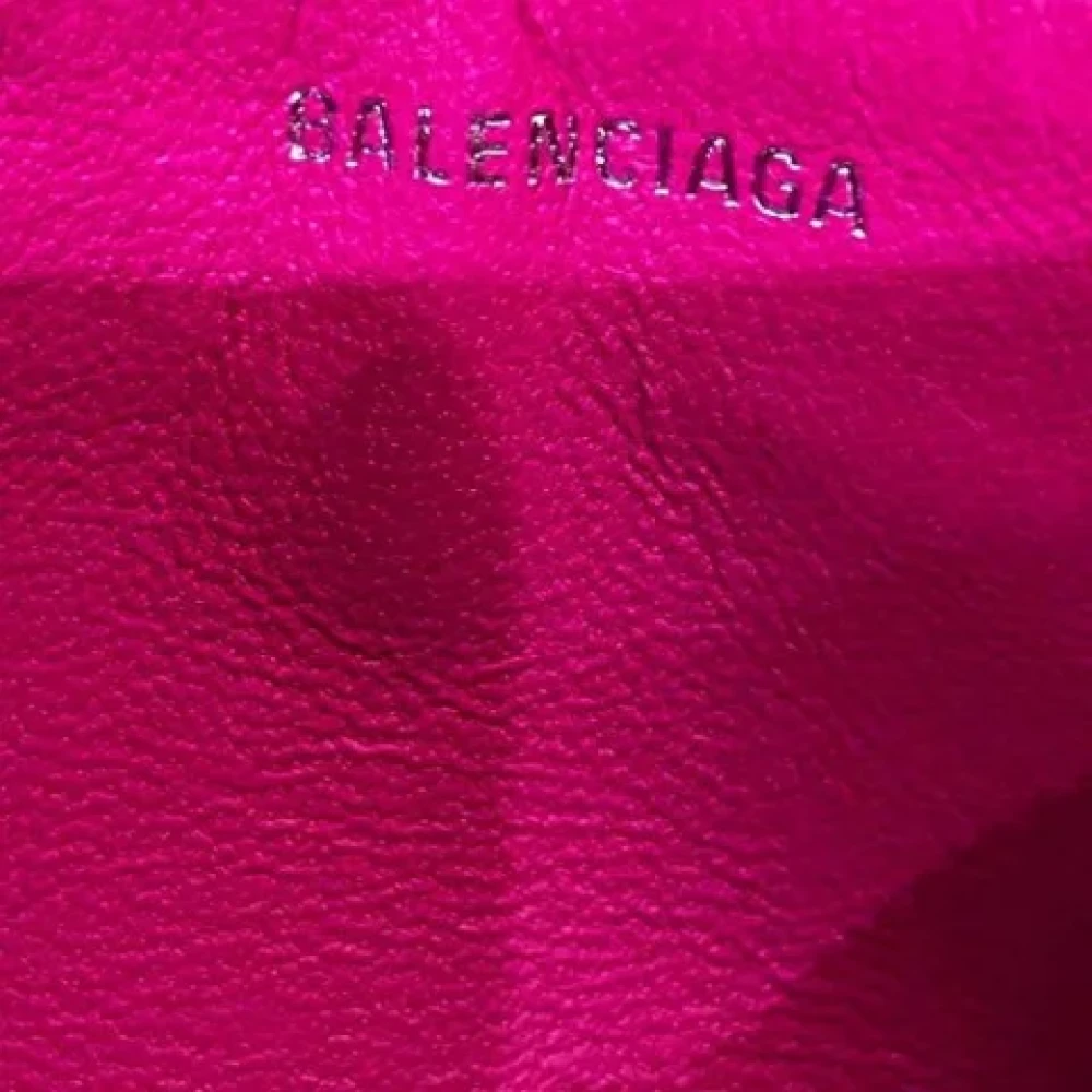 Balenciaga Vintage Pre-owned Leather wallets Pink Dames