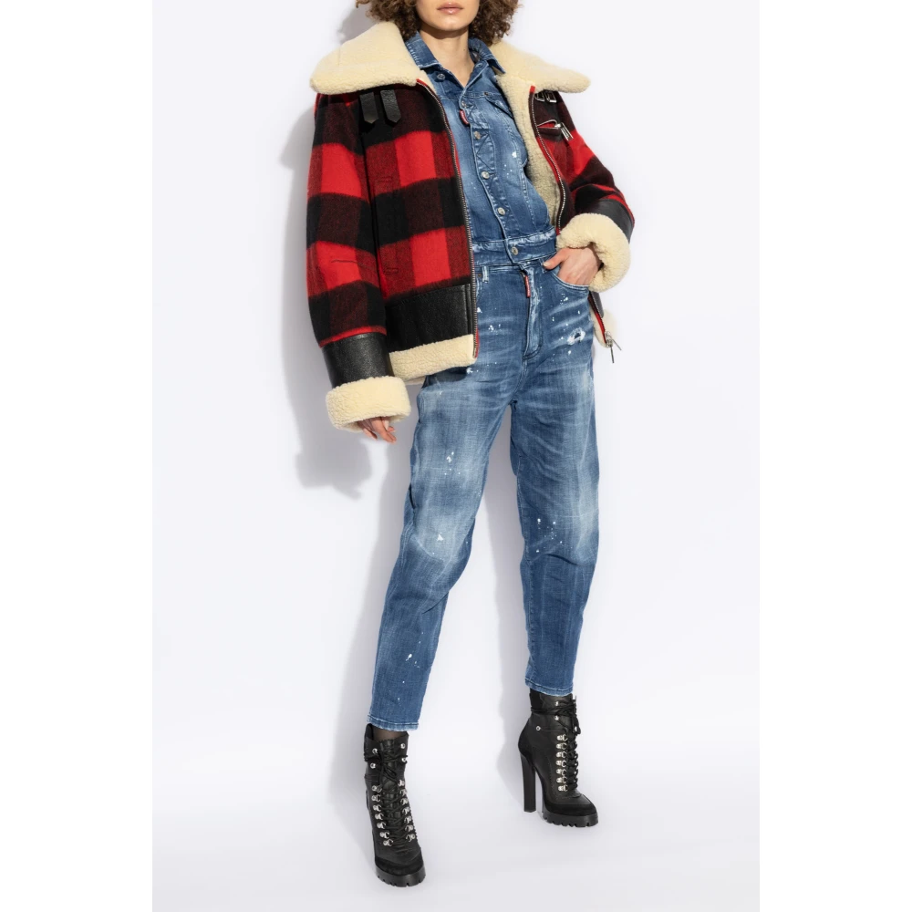 Dsquared2 Spijkerjas met vintage-effect Blue Dames