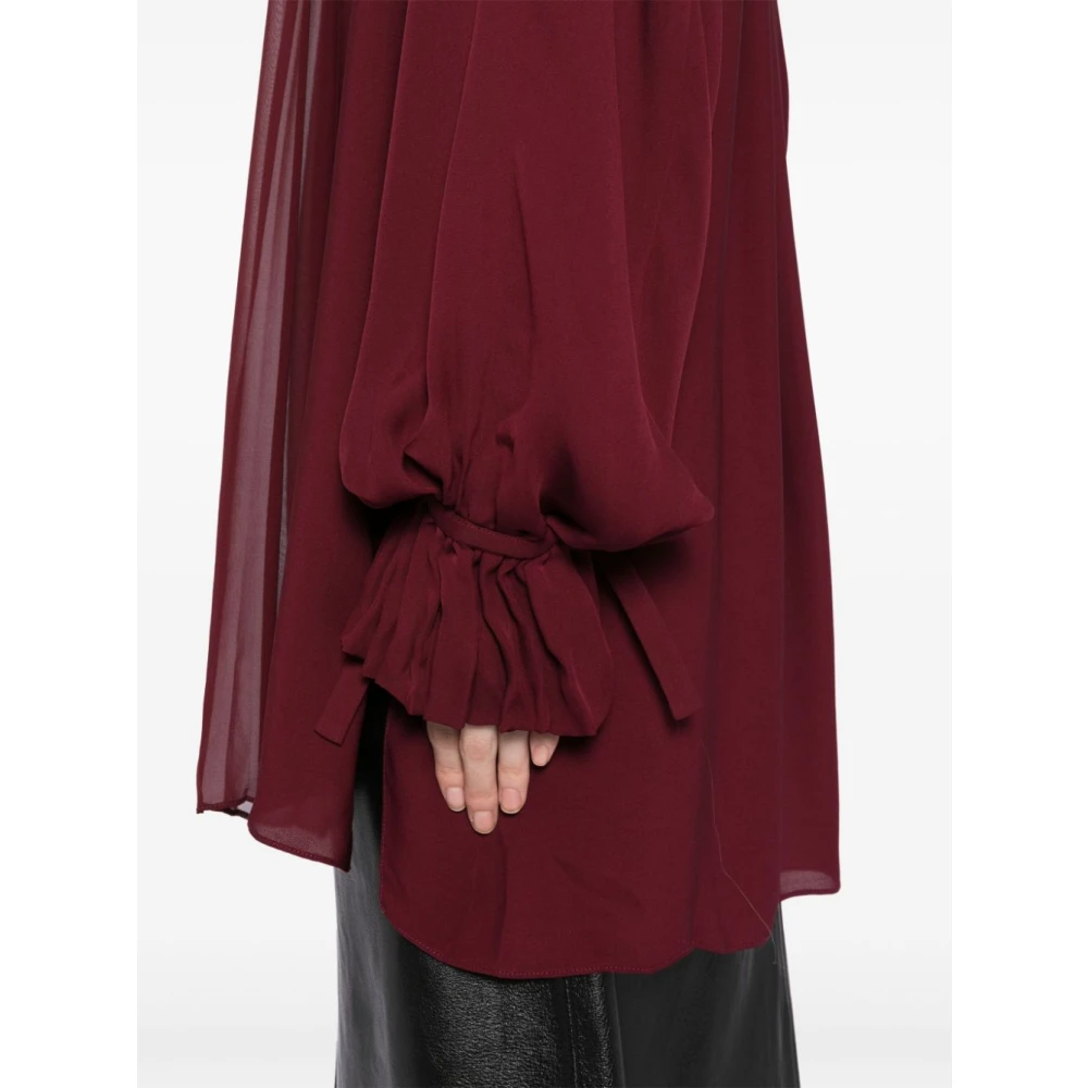 Khaite Oxblood Ceelo Top Brown Dames